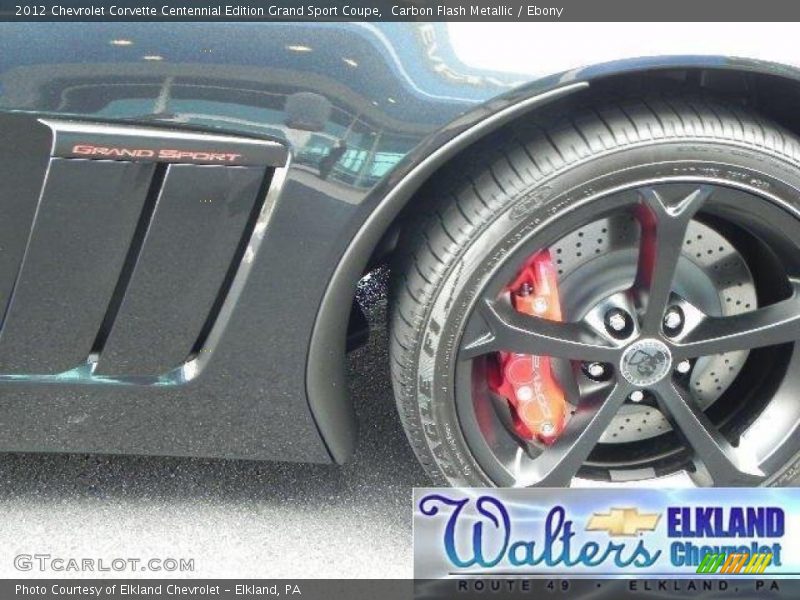 Carbon Flash Metallic / Ebony 2012 Chevrolet Corvette Centennial Edition Grand Sport Coupe