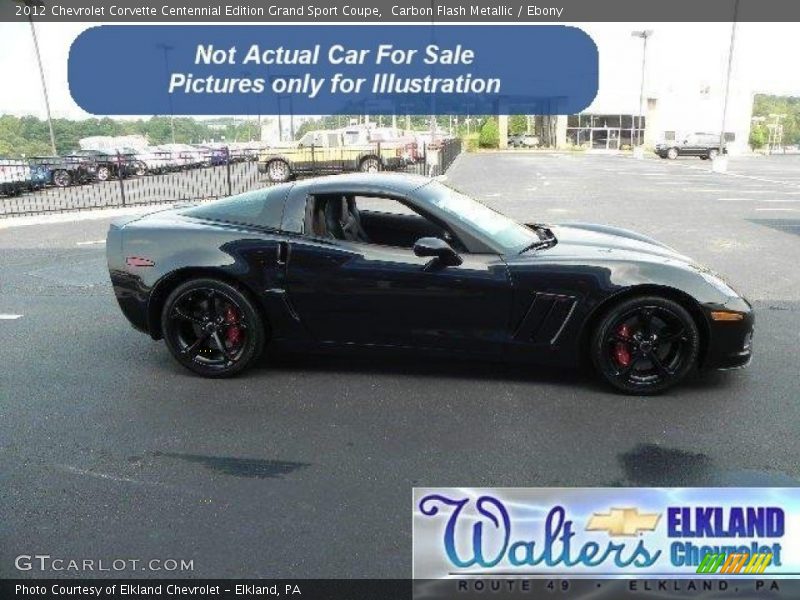 Carbon Flash Metallic / Ebony 2012 Chevrolet Corvette Centennial Edition Grand Sport Coupe