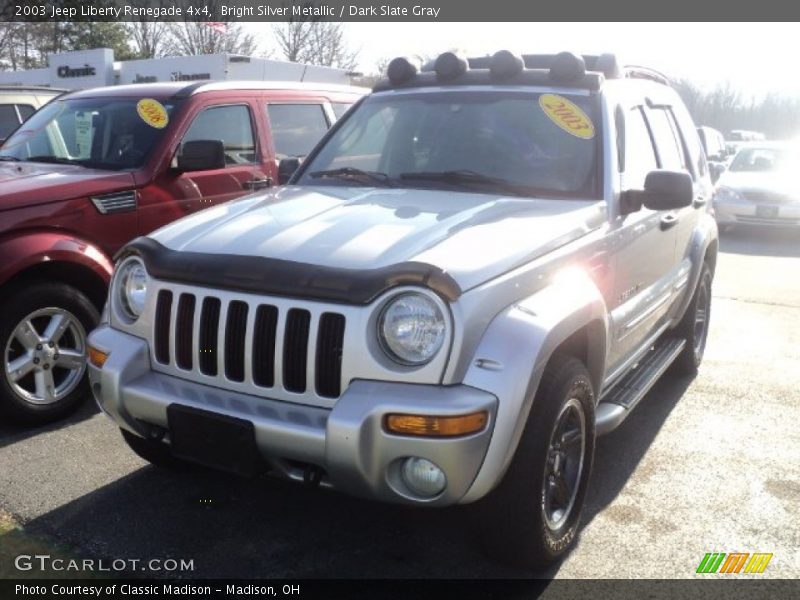 Bright Silver Metallic / Dark Slate Gray 2003 Jeep Liberty Renegade 4x4