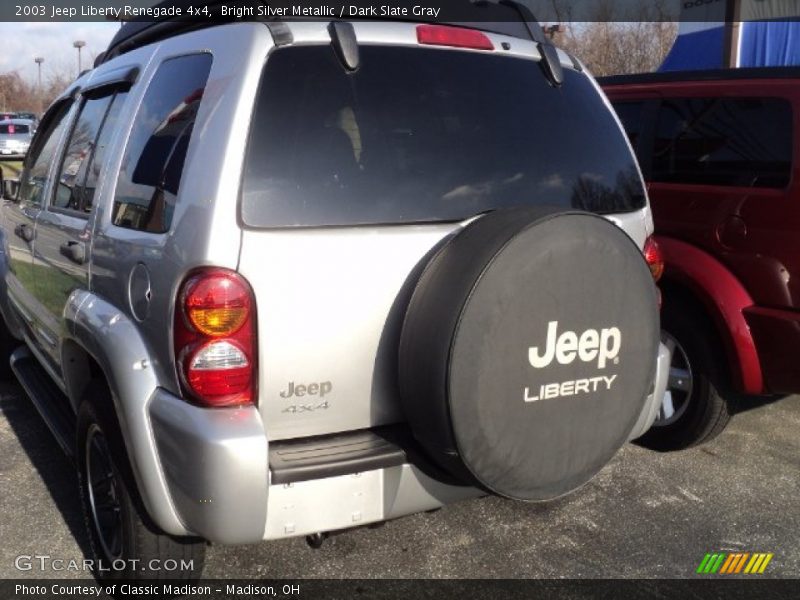 Bright Silver Metallic / Dark Slate Gray 2003 Jeep Liberty Renegade 4x4
