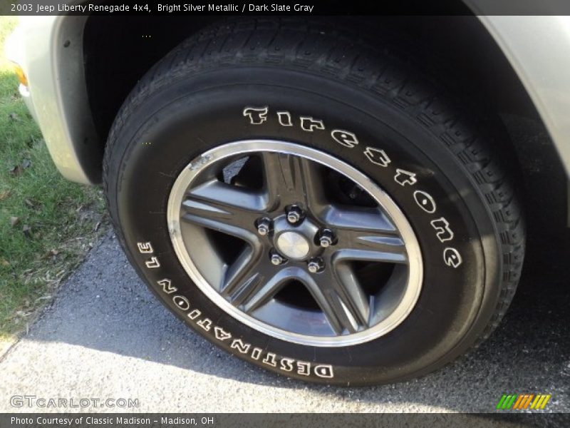 Bright Silver Metallic / Dark Slate Gray 2003 Jeep Liberty Renegade 4x4