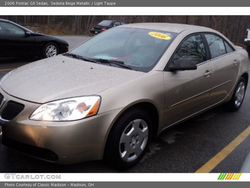 Sedona Beige Metallic / Light Taupe 2006 Pontiac G6 Sedan