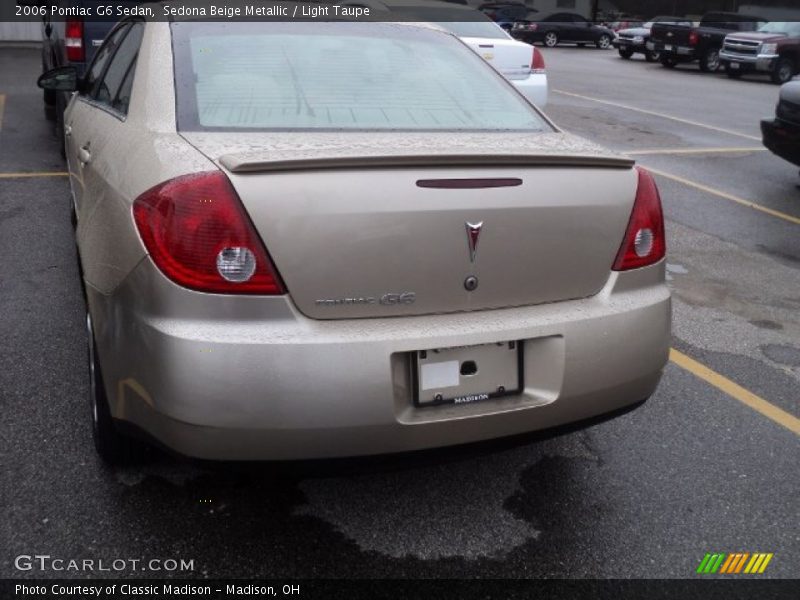 Sedona Beige Metallic / Light Taupe 2006 Pontiac G6 Sedan
