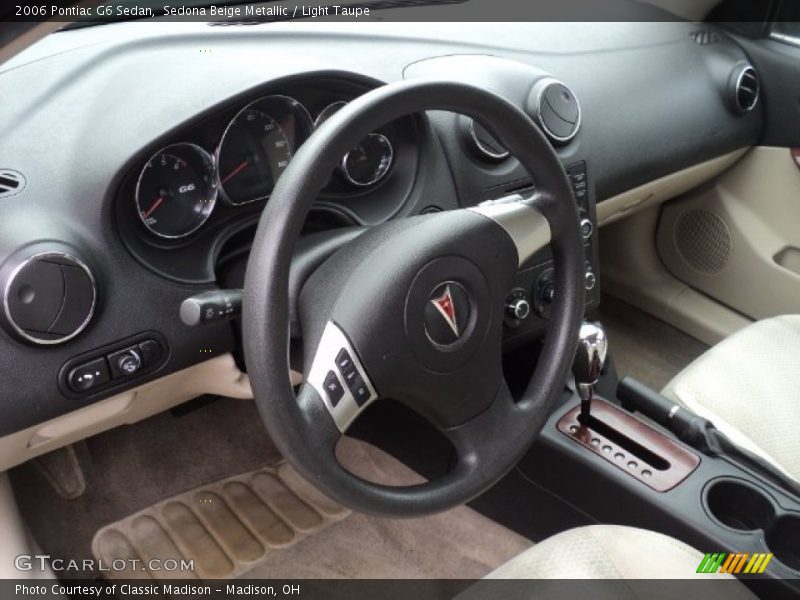 Sedona Beige Metallic / Light Taupe 2006 Pontiac G6 Sedan