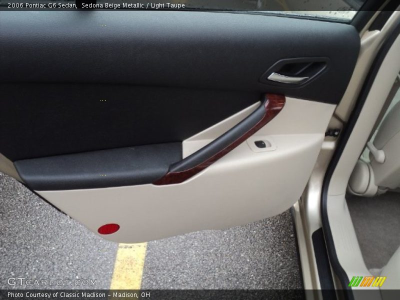 Sedona Beige Metallic / Light Taupe 2006 Pontiac G6 Sedan