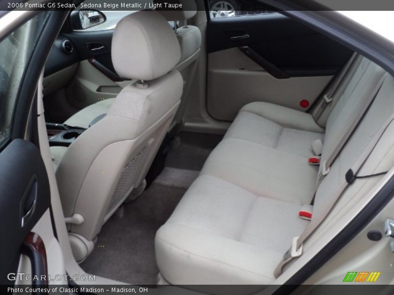 Sedona Beige Metallic / Light Taupe 2006 Pontiac G6 Sedan