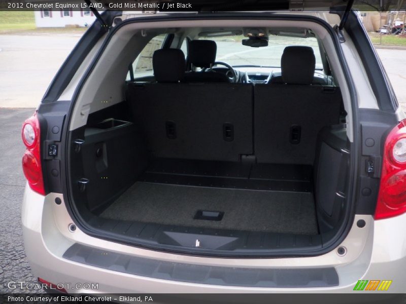 Gold Mist Metallic / Jet Black 2012 Chevrolet Equinox LS AWD