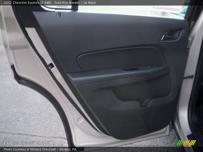 Gold Mist Metallic / Jet Black 2012 Chevrolet Equinox LS AWD