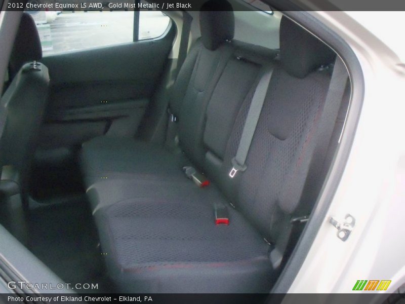 Gold Mist Metallic / Jet Black 2012 Chevrolet Equinox LS AWD