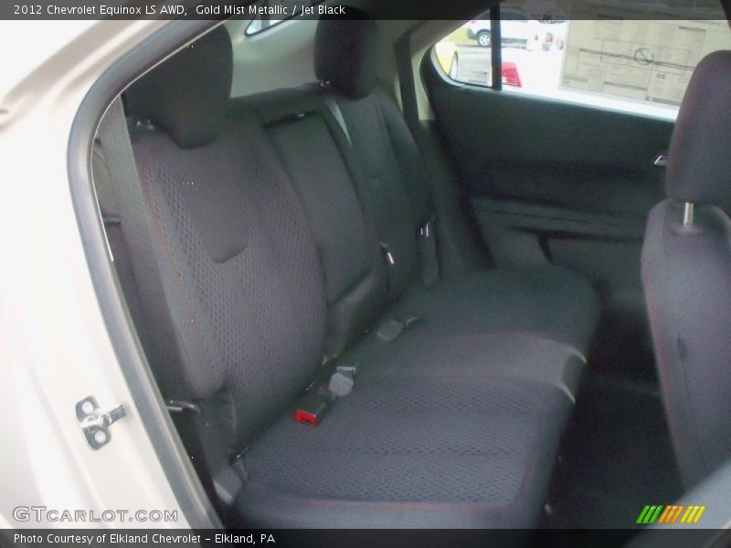Gold Mist Metallic / Jet Black 2012 Chevrolet Equinox LS AWD