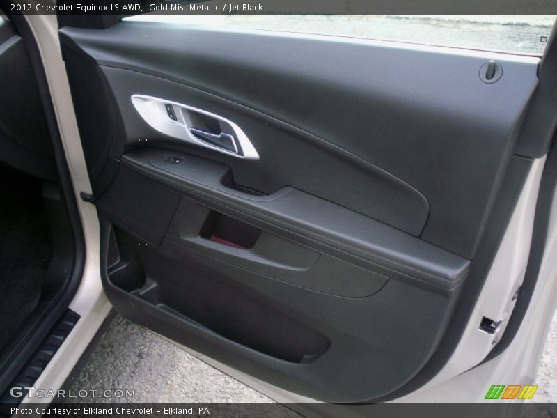 Gold Mist Metallic / Jet Black 2012 Chevrolet Equinox LS AWD