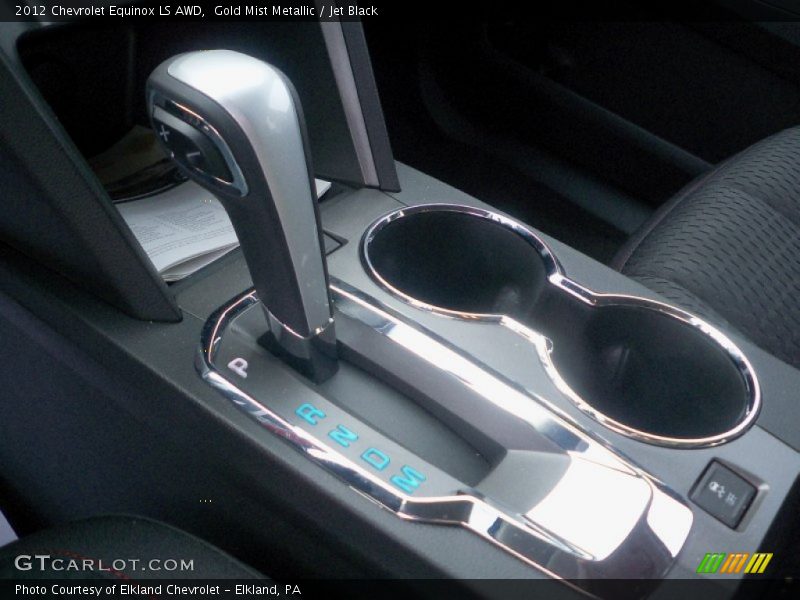 Gold Mist Metallic / Jet Black 2012 Chevrolet Equinox LS AWD