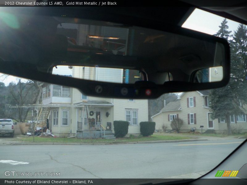 Gold Mist Metallic / Jet Black 2012 Chevrolet Equinox LS AWD
