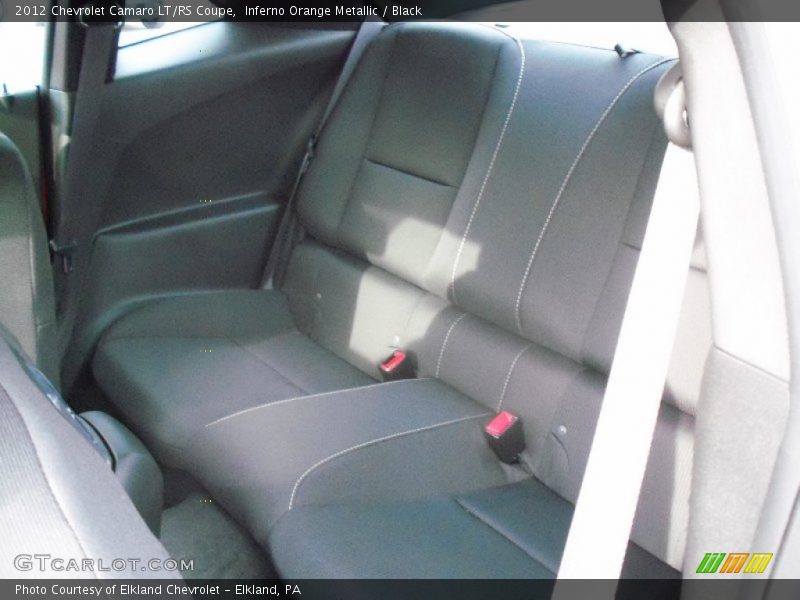 Inferno Orange Metallic / Black 2012 Chevrolet Camaro LT/RS Coupe