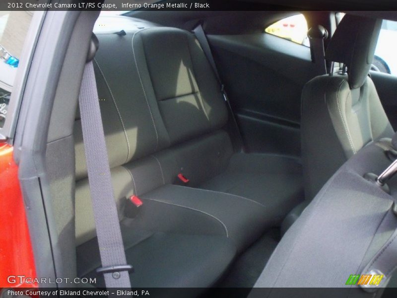 Inferno Orange Metallic / Black 2012 Chevrolet Camaro LT/RS Coupe