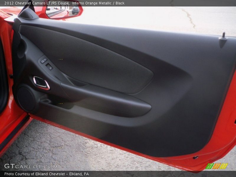 Inferno Orange Metallic / Black 2012 Chevrolet Camaro LT/RS Coupe