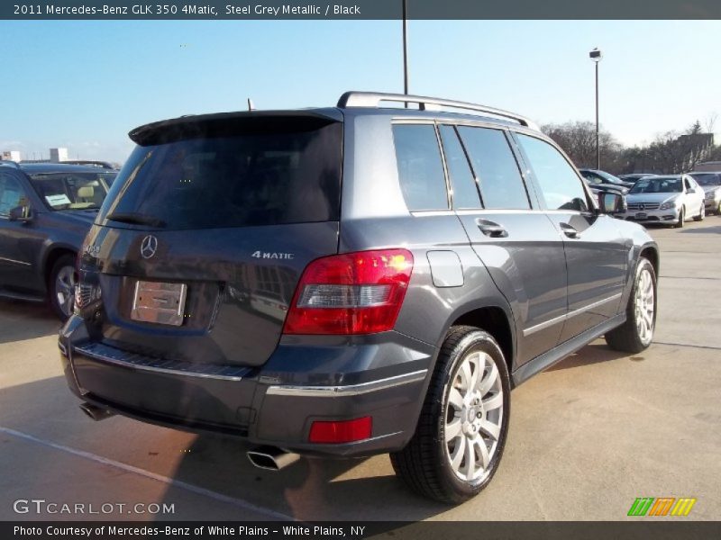 Steel Grey Metallic / Black 2011 Mercedes-Benz GLK 350 4Matic