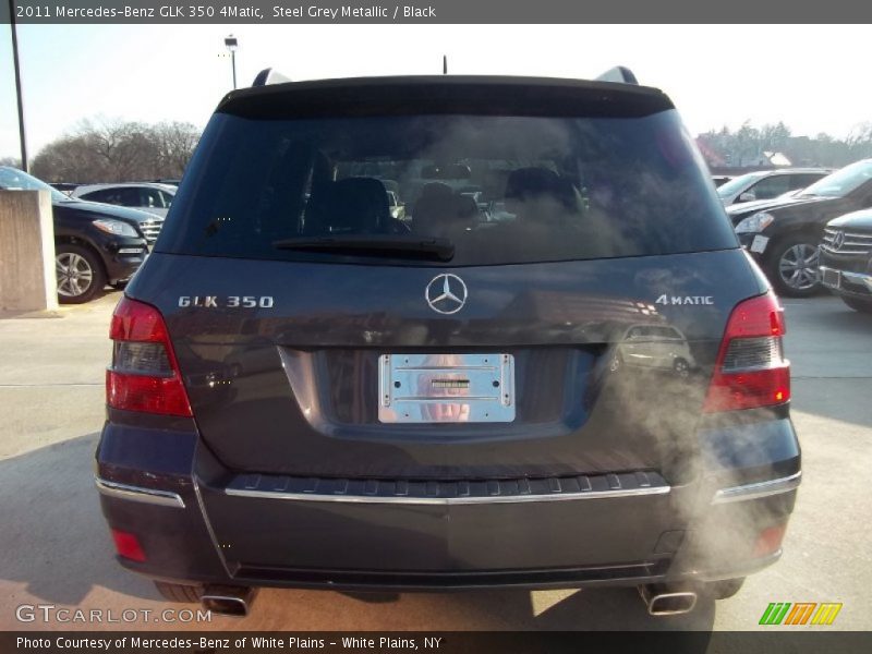 Steel Grey Metallic / Black 2011 Mercedes-Benz GLK 350 4Matic