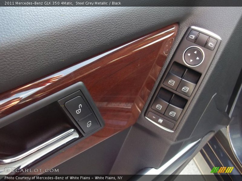 Steel Grey Metallic / Black 2011 Mercedes-Benz GLK 350 4Matic