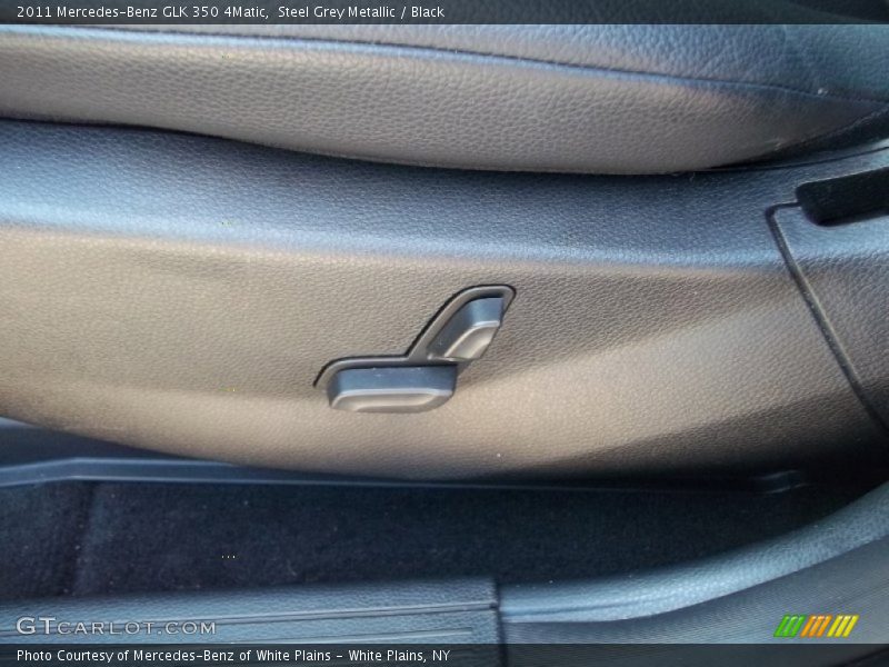 Steel Grey Metallic / Black 2011 Mercedes-Benz GLK 350 4Matic