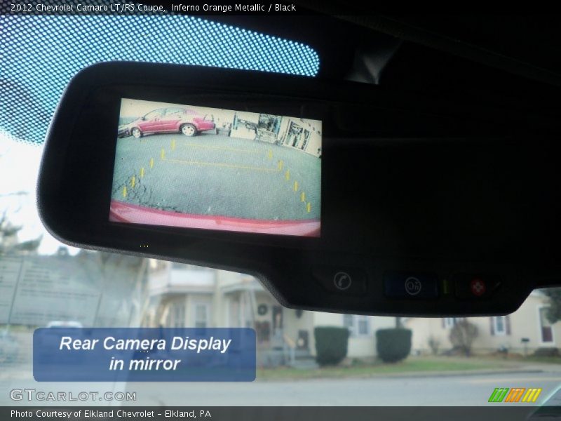 Inferno Orange Metallic / Black 2012 Chevrolet Camaro LT/RS Coupe