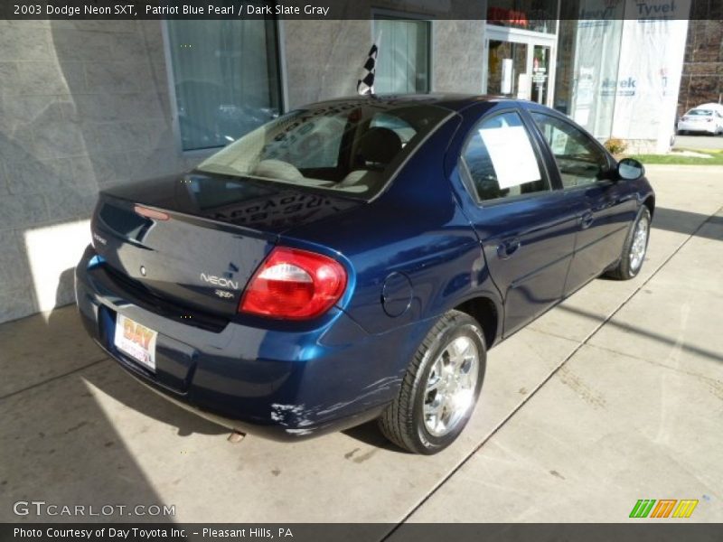 Patriot Blue Pearl / Dark Slate Gray 2003 Dodge Neon SXT
