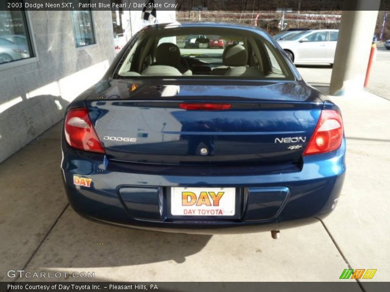 Patriot Blue Pearl / Dark Slate Gray 2003 Dodge Neon SXT