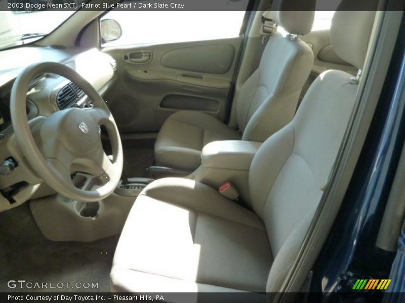 Patriot Blue Pearl / Dark Slate Gray 2003 Dodge Neon SXT
