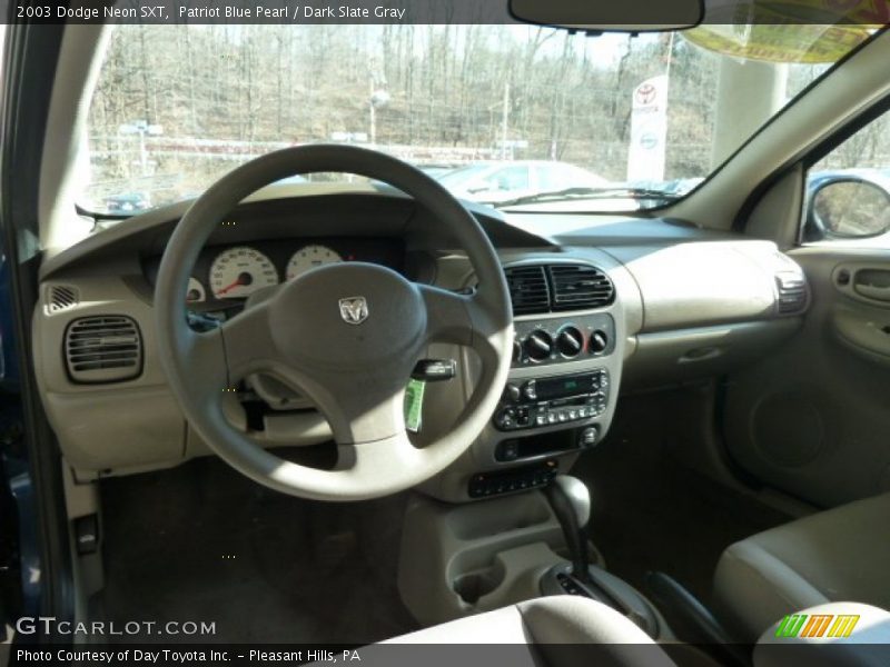 Patriot Blue Pearl / Dark Slate Gray 2003 Dodge Neon SXT