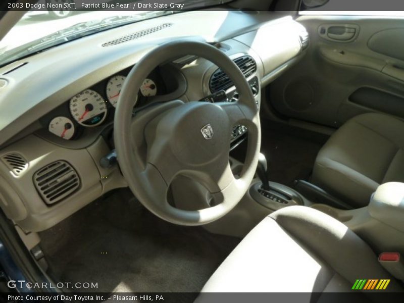 Patriot Blue Pearl / Dark Slate Gray 2003 Dodge Neon SXT