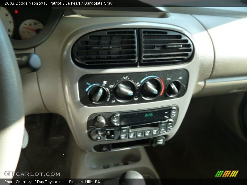 Patriot Blue Pearl / Dark Slate Gray 2003 Dodge Neon SXT