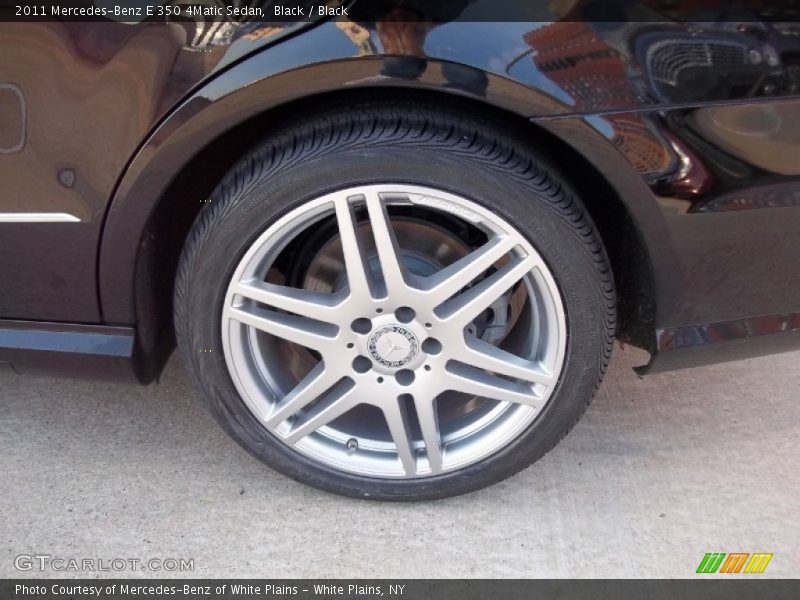 Black / Black 2011 Mercedes-Benz E 350 4Matic Sedan