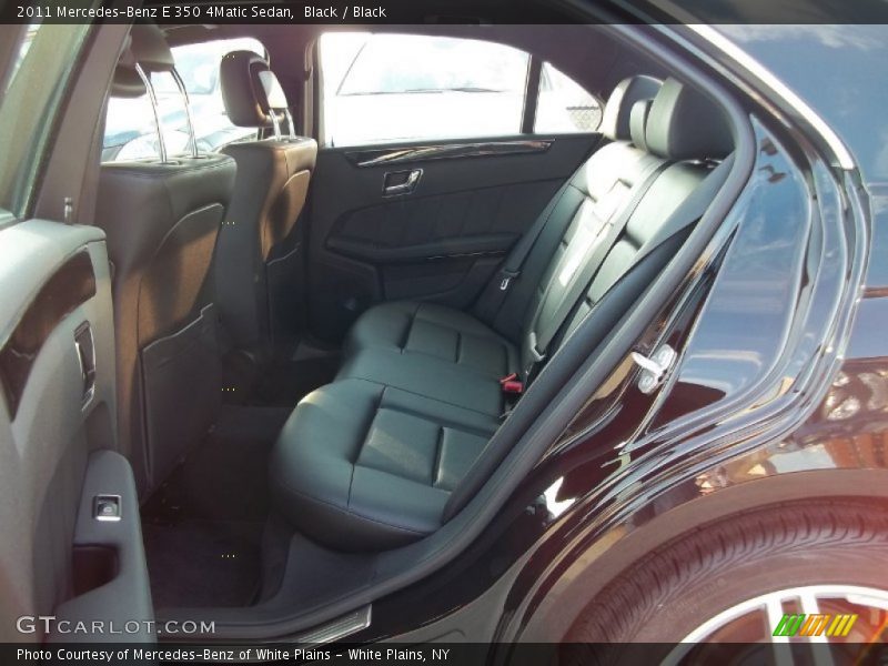 Black / Black 2011 Mercedes-Benz E 350 4Matic Sedan