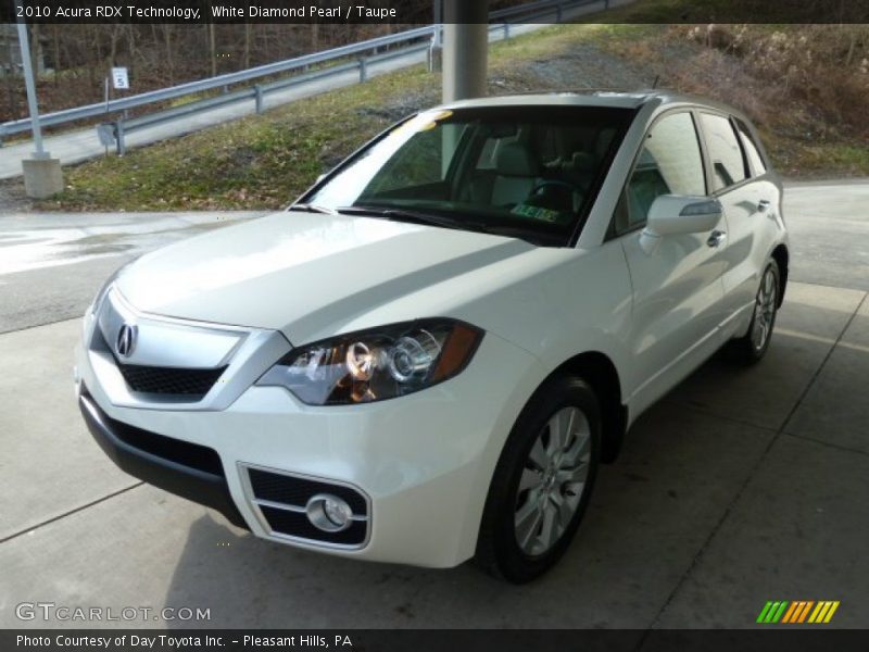 White Diamond Pearl / Taupe 2010 Acura RDX Technology