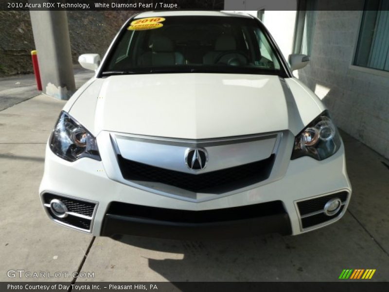 White Diamond Pearl / Taupe 2010 Acura RDX Technology