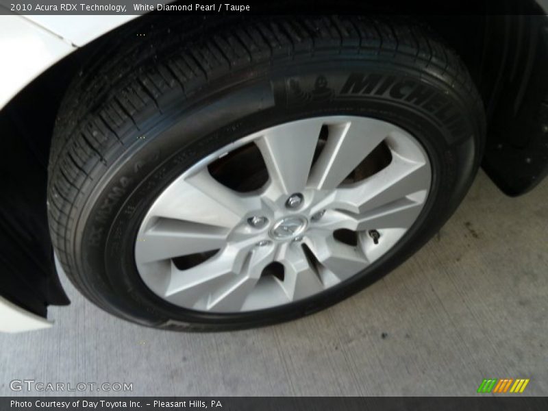 White Diamond Pearl / Taupe 2010 Acura RDX Technology