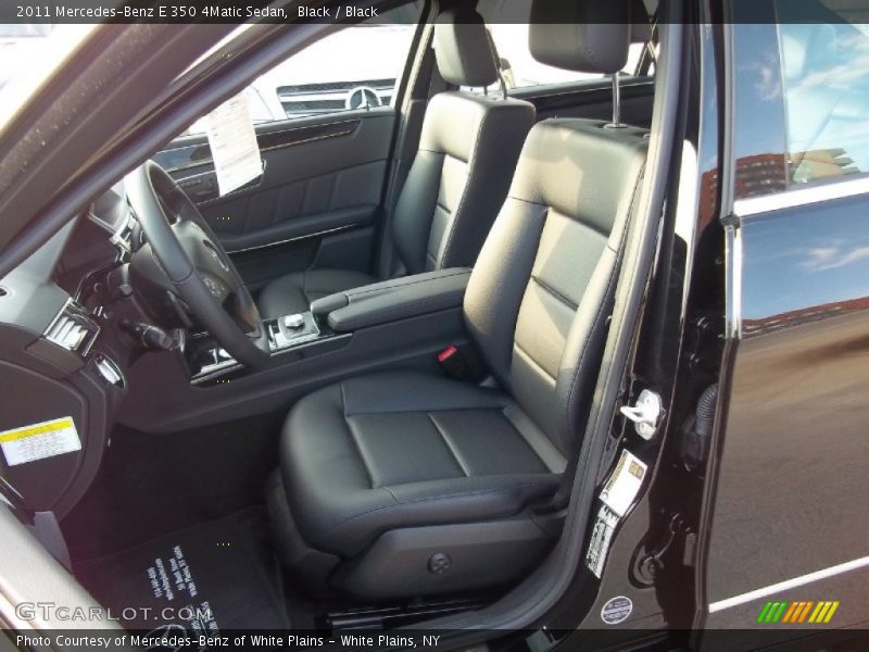 Black / Black 2011 Mercedes-Benz E 350 4Matic Sedan