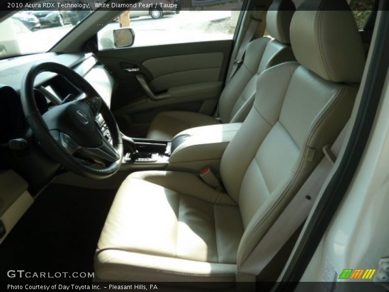 White Diamond Pearl / Taupe 2010 Acura RDX Technology