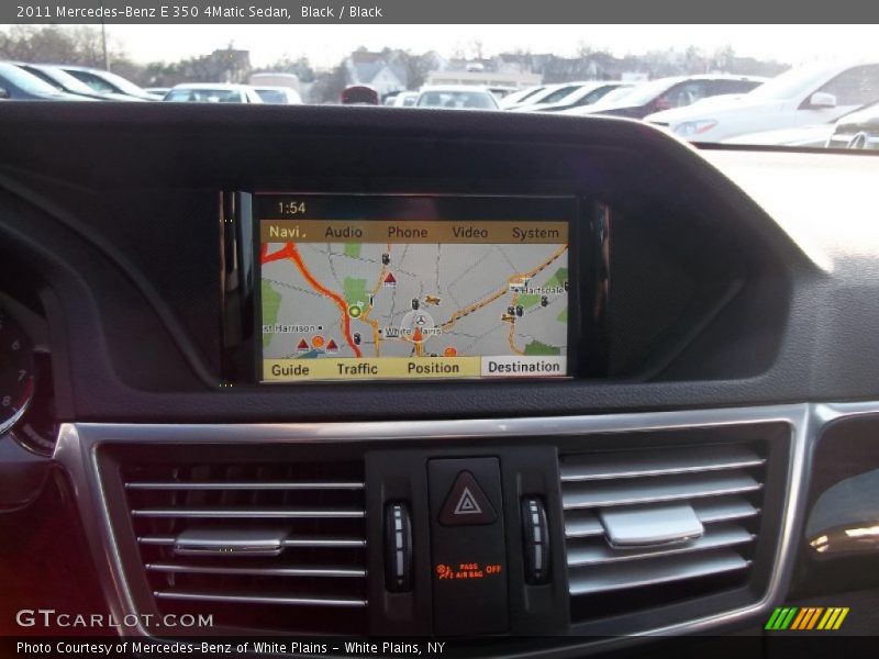 Black / Black 2011 Mercedes-Benz E 350 4Matic Sedan