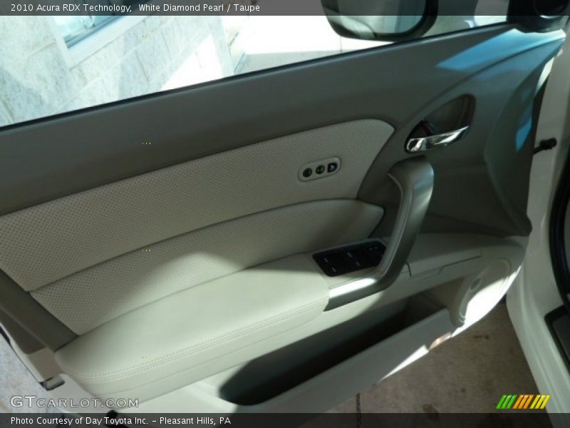 White Diamond Pearl / Taupe 2010 Acura RDX Technology