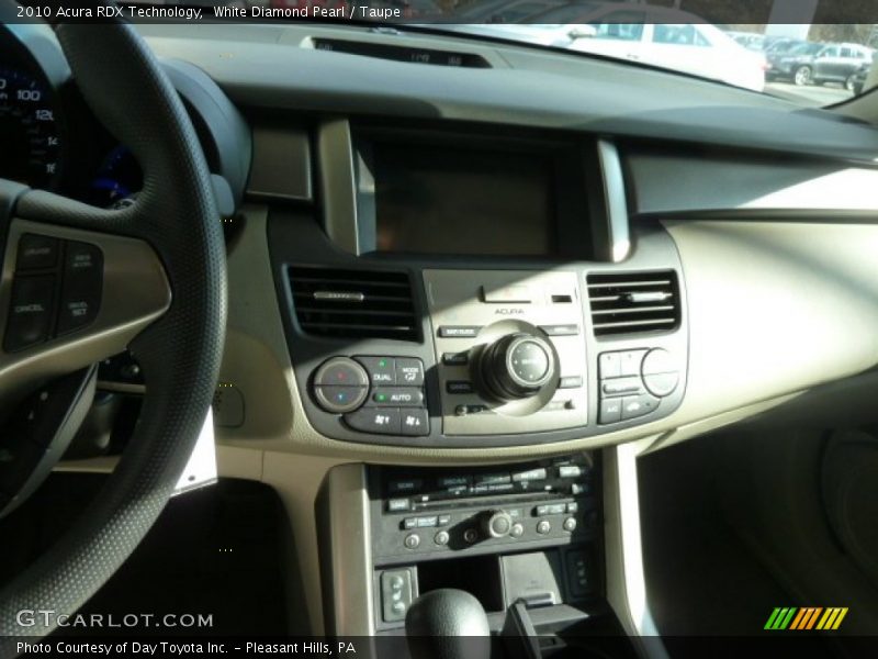 White Diamond Pearl / Taupe 2010 Acura RDX Technology
