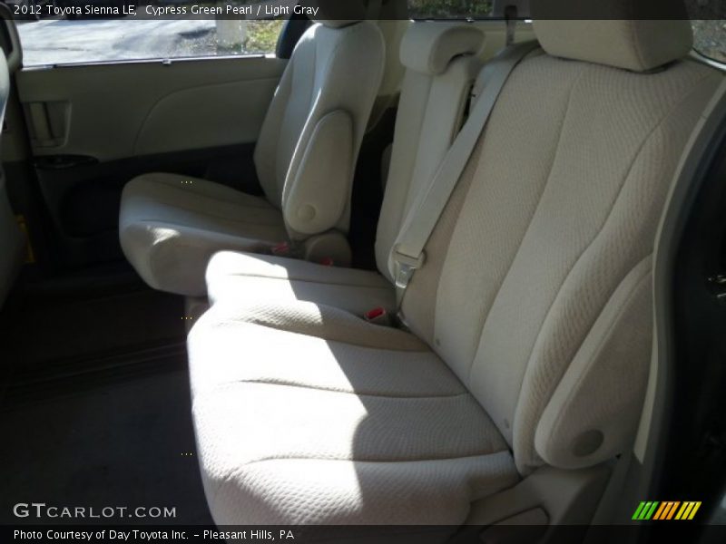 Cypress Green Pearl / Light Gray 2012 Toyota Sienna LE