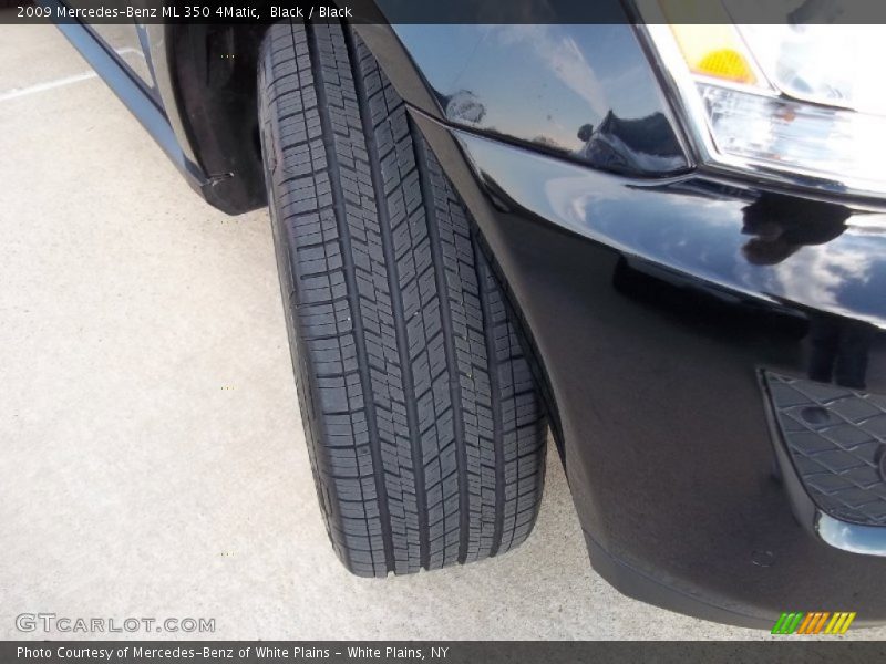 Black / Black 2009 Mercedes-Benz ML 350 4Matic