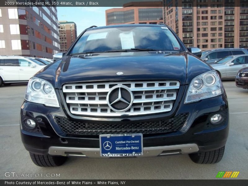 Black / Black 2009 Mercedes-Benz ML 350 4Matic