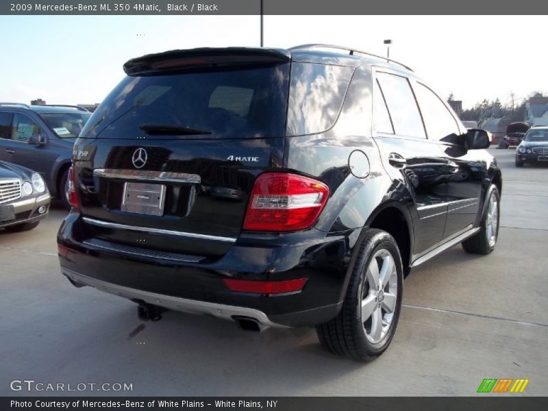 Black / Black 2009 Mercedes-Benz ML 350 4Matic