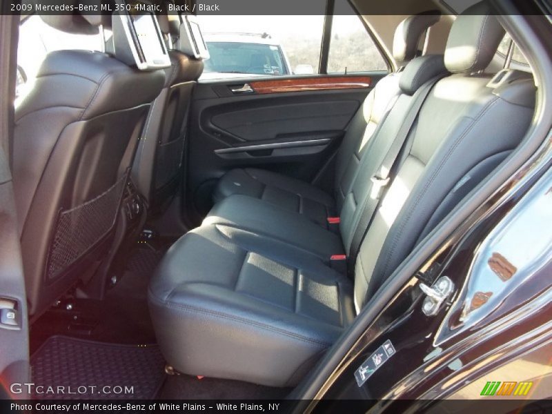 Black / Black 2009 Mercedes-Benz ML 350 4Matic