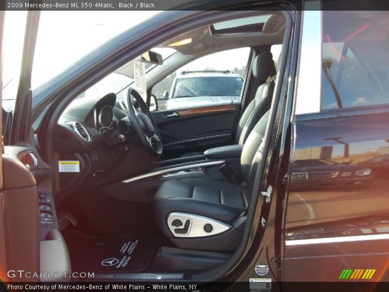 Black / Black 2009 Mercedes-Benz ML 350 4Matic