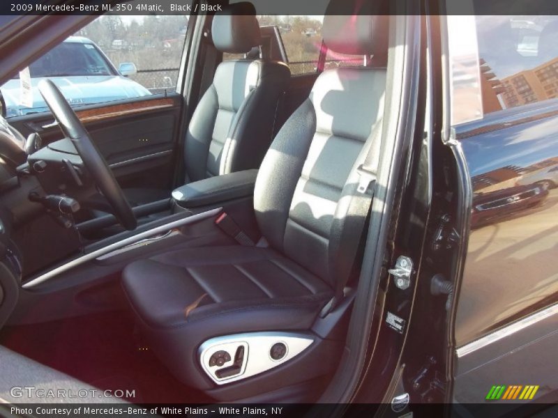 Black / Black 2009 Mercedes-Benz ML 350 4Matic