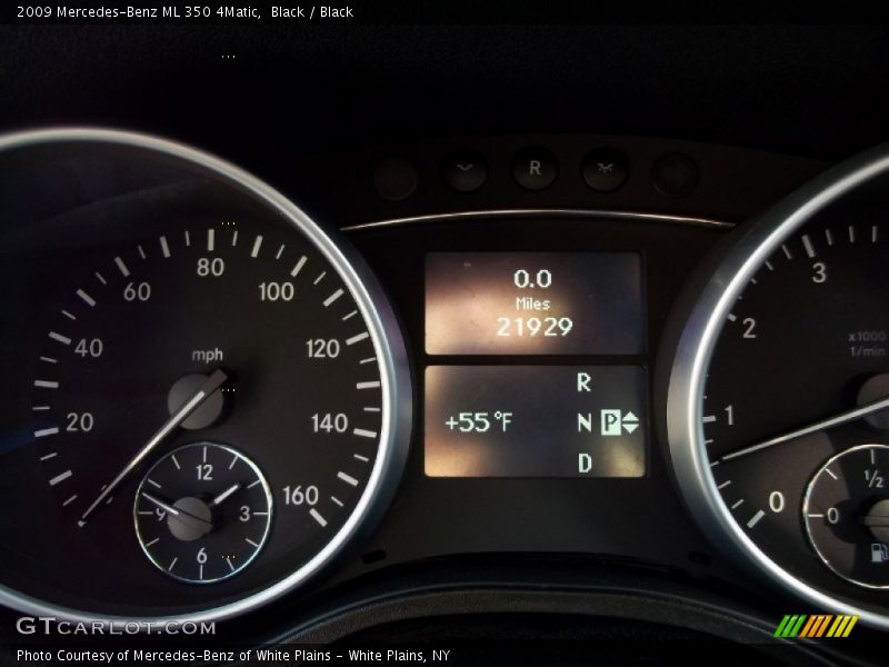 Black / Black 2009 Mercedes-Benz ML 350 4Matic