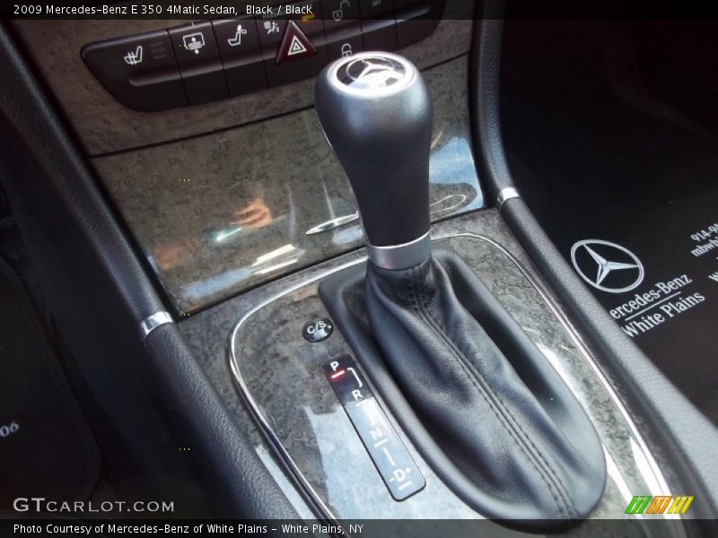 Black / Black 2009 Mercedes-Benz E 350 4Matic Sedan